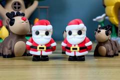 Articulated Santa 3D printing models
